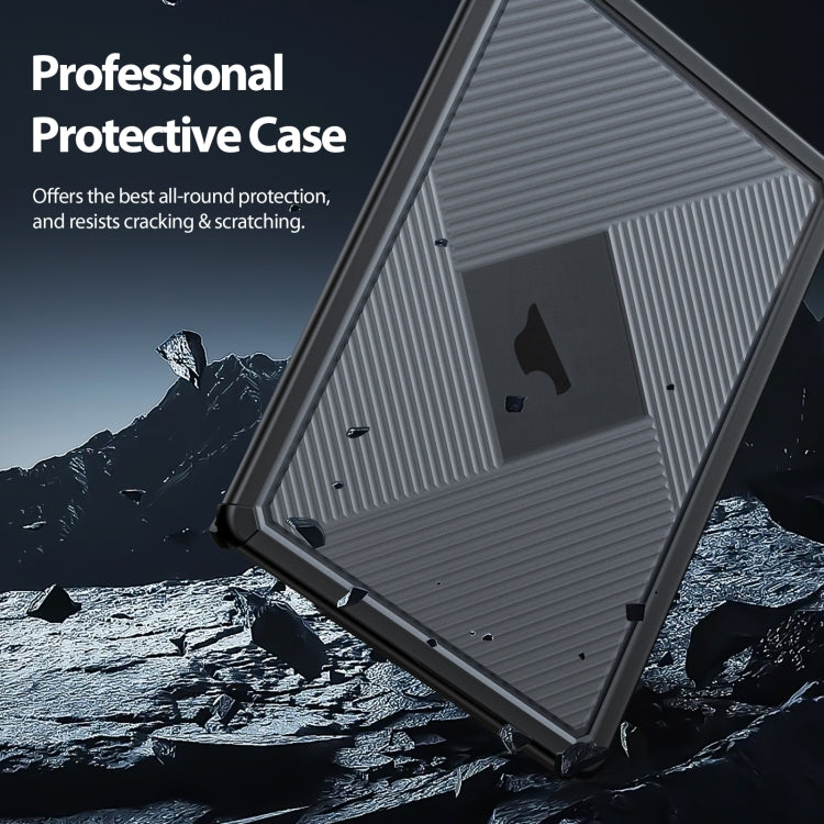 For MacBook Pro 13.3 2016-2021 DUX DUCIS LCGH Laptop Frosted Protective Case(Black) - MacBook Pro Cases by DUX DUCIS | Online Shopping UK | buy2fix