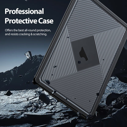 For MacBook Pro 13.3 2016-2021 DUX DUCIS LCGH Laptop Frosted Protective Case(Black) - MacBook Pro Cases by DUX DUCIS | Online Shopping UK | buy2fix