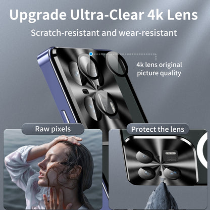 For Motorola Moto X50 Ultra Frosted Metal MagSafe Magnetic Phone Case(Puprle) - Motorola Cases by buy2fix | Online Shopping UK | buy2fix