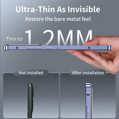 For Motorola Moto X50 Ultra Frosted Metal MagSafe Magnetic Phone Case(Puprle) - Motorola Cases by buy2fix | Online Shopping UK | buy2fix