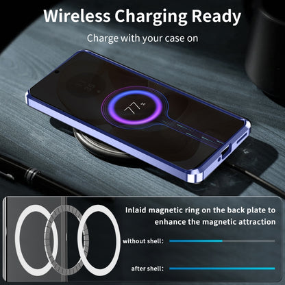 For Motorola Moto X50 Ultra Frosted Metal MagSafe Magnetic Phone Case(Puprle) - Motorola Cases by buy2fix | Online Shopping UK | buy2fix