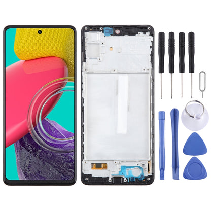 For Samsung Galaxy M53 SM-M536B 6.43inch OLED LCD Screen Digitizer Full Assembly with Frame - LCD Screen by buy2fix | Online Shopping UK | buy2fix