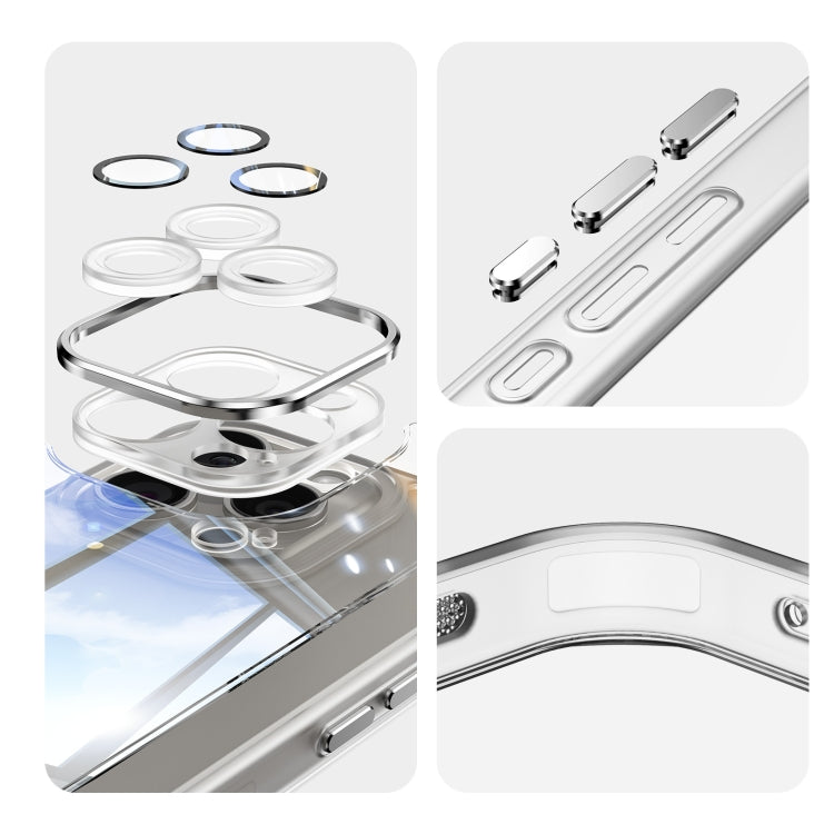 For iPhone 14 Pro Acrylic Hybrid TPU Armor Shockproof Phone Case(Transparent) - iPhone 14 Pro Cases by buy2fix | Online Shopping UK | buy2fix