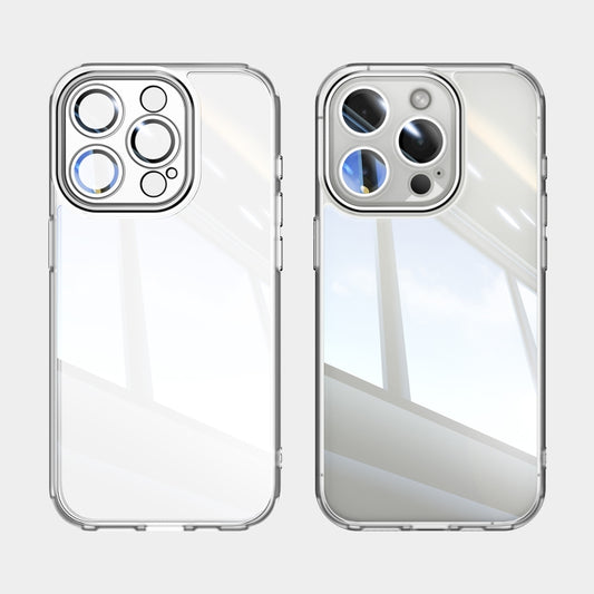 For iPhone 13 Pro Acrylic Hybrid TPU Armor Shockproof Phone Case(Transparent) by buy2fix