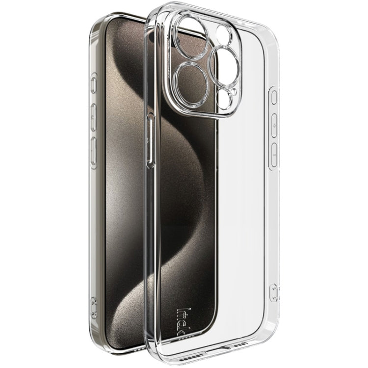 For iPhone 15 Pro IMAK UX-5 Series Transparent TPU Phone Case(Transparent) - iPhone 15 Pro Cases by imak | Online Shopping UK | buy2fix