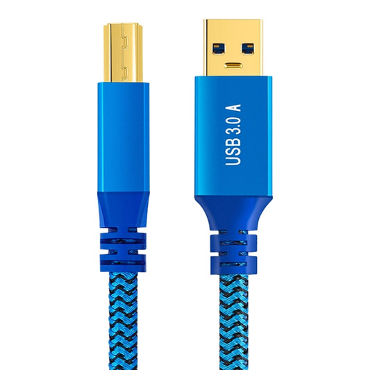 Printer / Hard Disk USB 3.0 A Male to B Male Connector Cable, Length:1m(Blue) by buy2fix