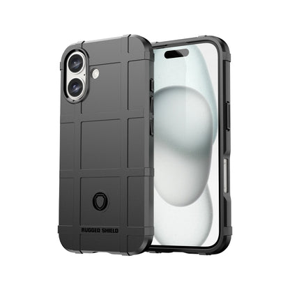 For iPhone 16 Pro Max Full Coverage Shockproof TPU Phone Case(Black) by buy2fix