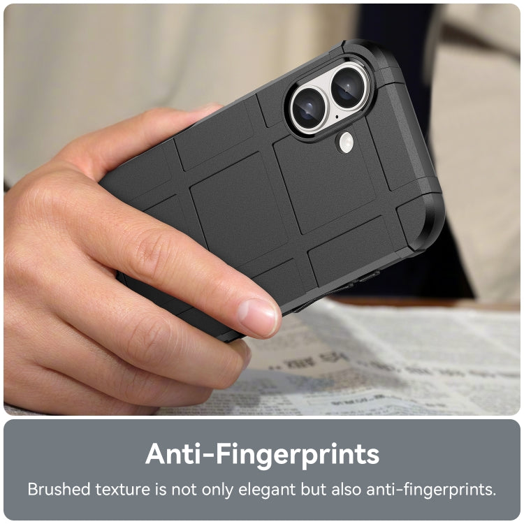 For iPhone 16 Pro Max Full Coverage Shockproof TPU Phone Case(Black) by buy2fix