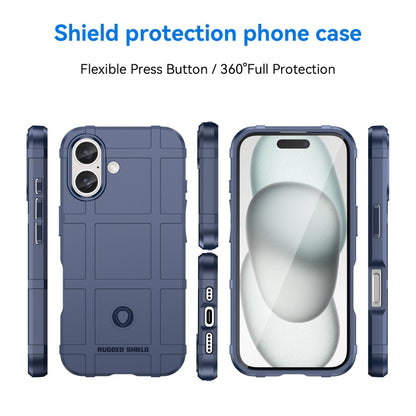 For iPhone 16 Pro Max Full Coverage Shockproof TPU Phone Case(Blue) by buy2fix