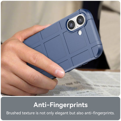 For iPhone 16 Pro Max Full Coverage Shockproof TPU Phone Case(Blue) by buy2fix