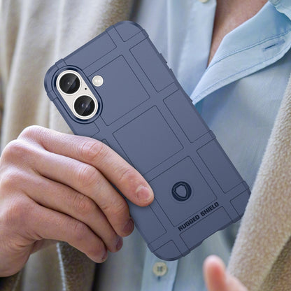 For iPhone 16 Pro Max Full Coverage Shockproof TPU Phone Case(Blue) by buy2fix