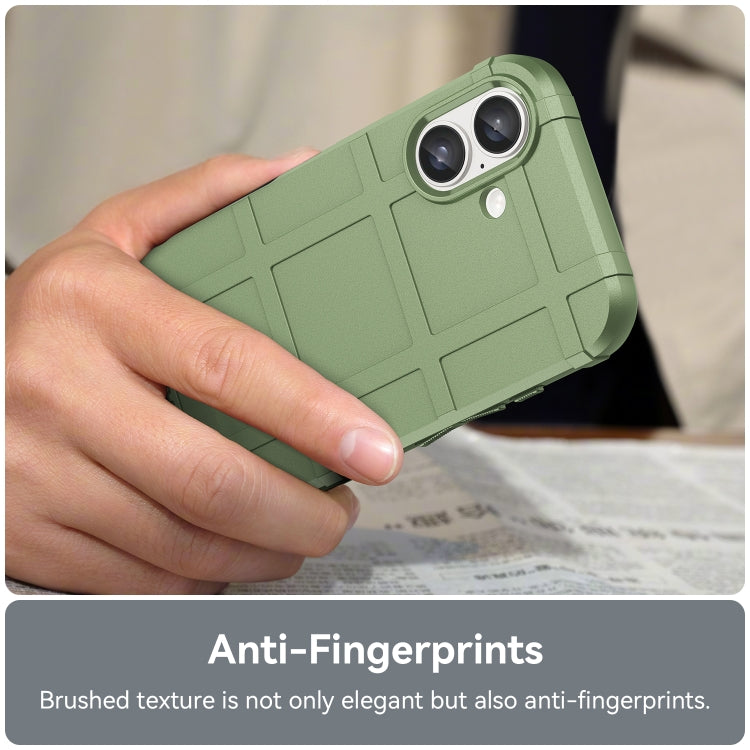 For iPhone 16 Pro Max Full Coverage Shockproof TPU Phone Case(Green) by buy2fix