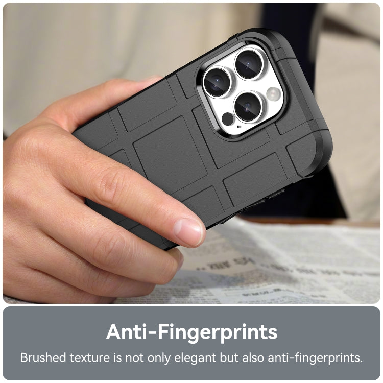 For iPhone 16 Pro Full Coverage Shockproof TPU Phone Case(Black) by buy2fix