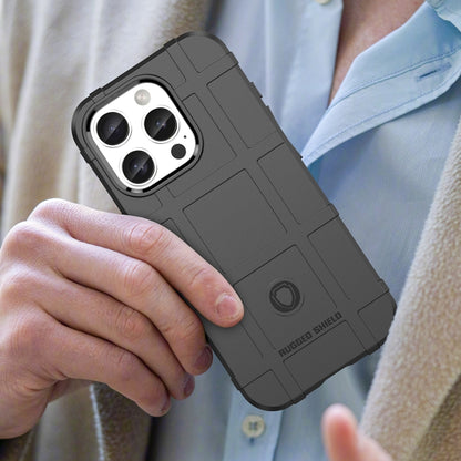 For iPhone 16 Pro Full Coverage Shockproof TPU Phone Case(Black) by buy2fix