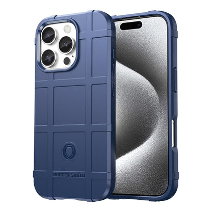 For iPhone 16 Pro Full Coverage Shockproof TPU Phone Case(Blue) by buy2fix