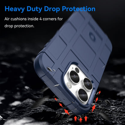 For iPhone 16 Pro Full Coverage Shockproof TPU Phone Case(Blue) by buy2fix