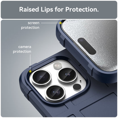 For iPhone 16 Pro Full Coverage Shockproof TPU Phone Case(Blue) by buy2fix