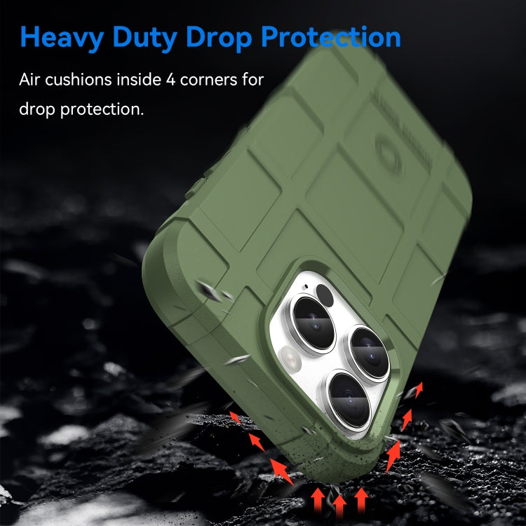 For iPhone 16 Pro Full Coverage Shockproof TPU Phone Case(Green) by buy2fix