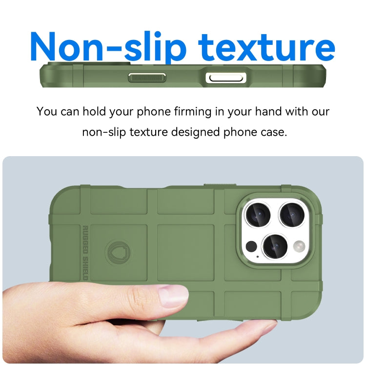 For iPhone 16 Pro Full Coverage Shockproof TPU Phone Case(Green) by buy2fix