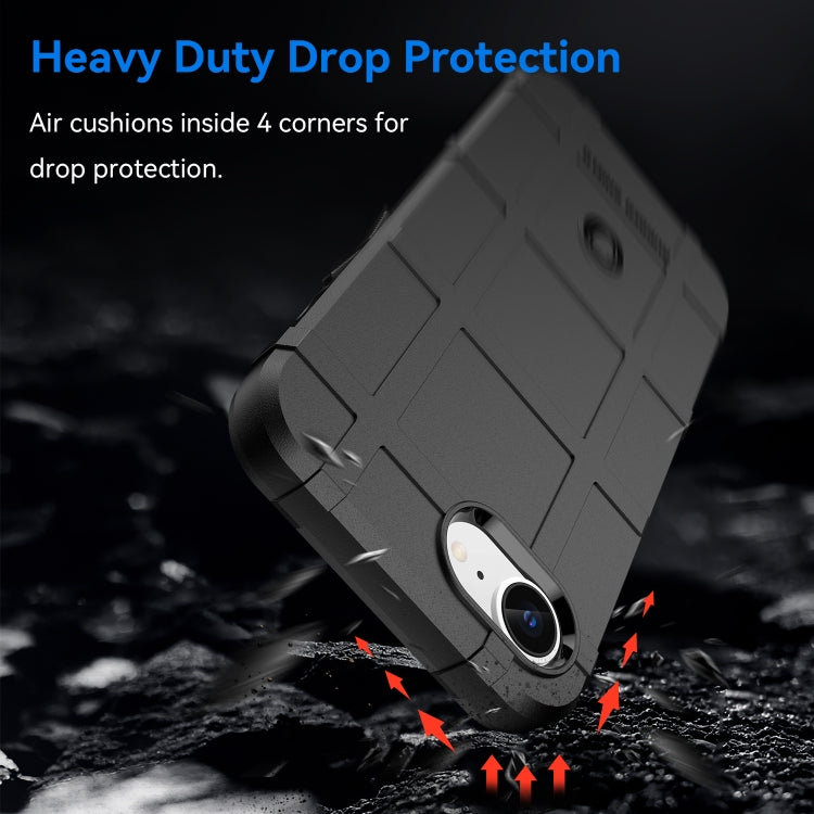 For iPhone 16e Full Coverage Shockproof TPU Phone Case(Black) by buy2fix