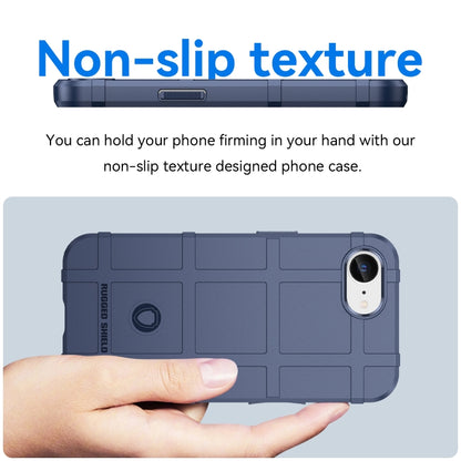 For iPhone 16e Full Coverage Shockproof TPU Phone Case(Blue) by buy2fix