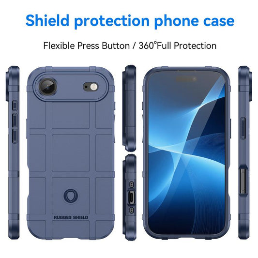 For iPhone Air Full Coverage Shockproof TPU Phone Case(Blue) - iPhone Air Cases by buy2fix | Online Shopping UK | buy2fix