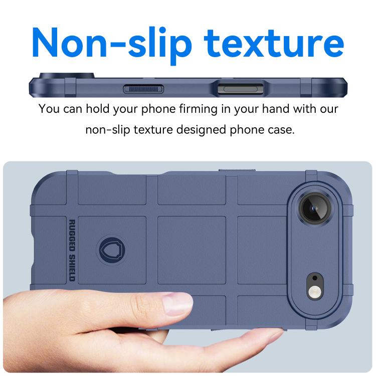 For iPhone Air Full Coverage Shockproof TPU Phone Case(Blue) - iPhone Air Cases by buy2fix | Online Shopping UK | buy2fix