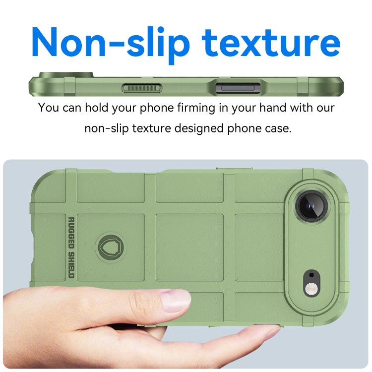 For iPhone Air Full Coverage Shockproof TPU Phone Case(Green) - iPhone Air Cases by buy2fix | Online Shopping UK | buy2fix