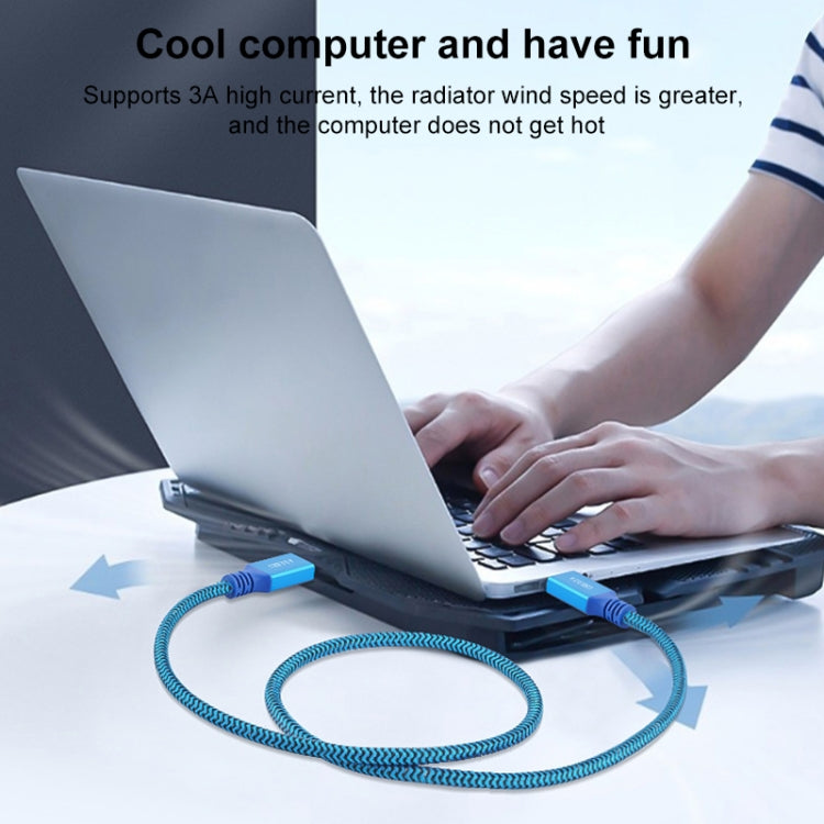 Printer / Hard Disk USB 3.0 Male to Male Connector Cable, Length:0.3m(Blue) by buy2fix