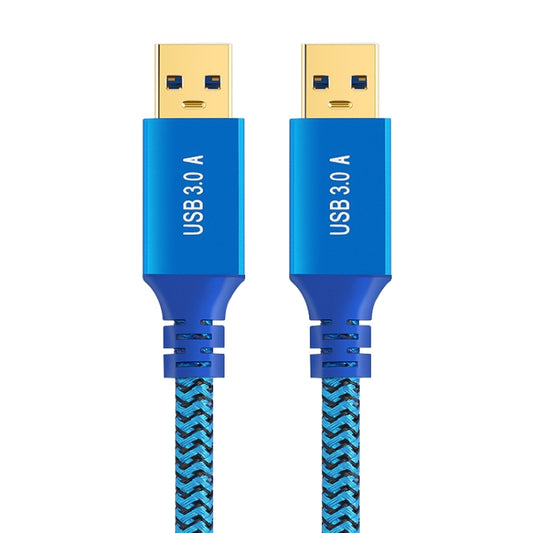 Printer / Hard Disk USB 3.0 Male to Male Connector Cable, Length:0.6m(Blue) by buy2fix