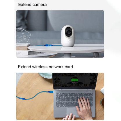 Printer / Hard Disk USB 3.0 Male to Female Extension Cable, Length:0.6m(Blue) by buy2fix