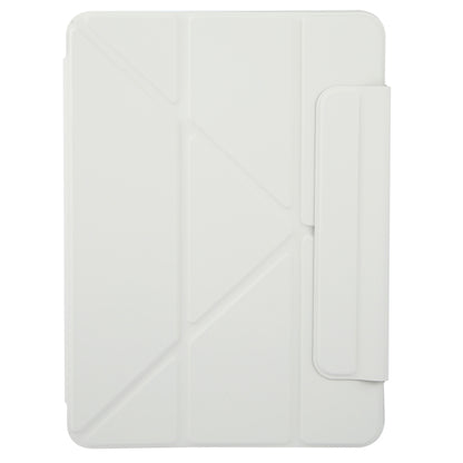 For iPad Air 13 2025 / 2024 Y-Shape Double-sided Clip Magnetic Smart Tablet Case(Light Grey) - iPad Air 13 2025 / 2024 Cases by buy2fix | Online Shopping UK | buy2fix