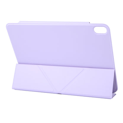 For iPad Air 13 2025 / 2024 Y-Shape Double-sided Clip Magnetic Smart Tablet Case(Purple) - iPad Air 13 2025 / 2024 Cases by buy2fix | Online Shopping UK | buy2fix