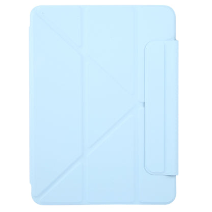For iPad Air 13 2025 / 2024 Y-Shape Double-sided Clip Magnetic Smart Tablet Case(Blue) - iPad Air 13 2025 / 2024 Cases by buy2fix | Online Shopping UK | buy2fix