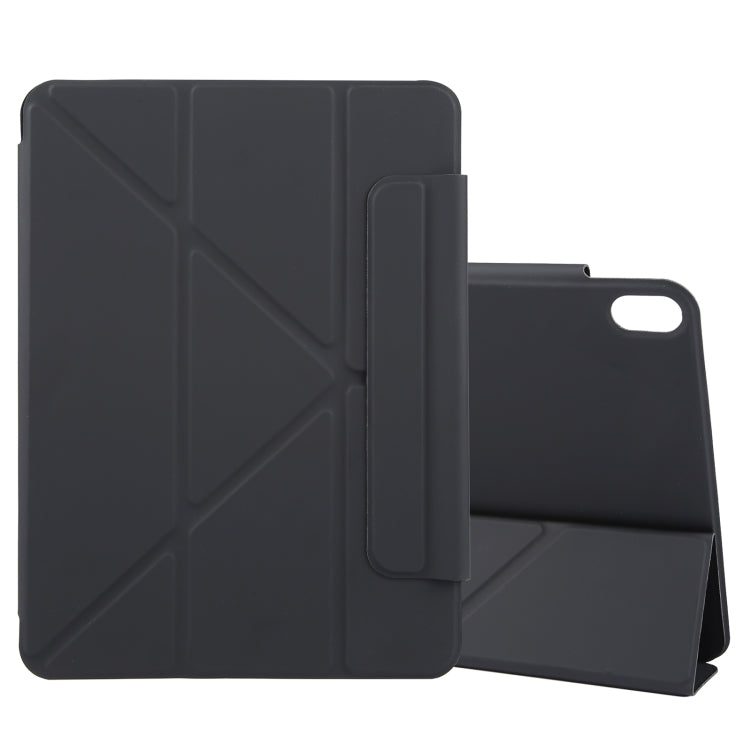 For iPad Air 2022 / 2020 10.9 Y-Shape Double-sided Clip Magnetic Smart Tablet Case(Black) - iPad Air (2022) / (2020) 10.9 Cases by buy2fix | Online Shopping UK | buy2fix