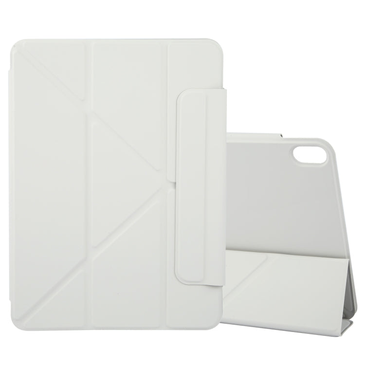 For iPad Air 2022 / 2020 10.9 Y-Shape Double-sided Clip Magnetic Smart Tablet Case(Light Grey) - iPad Air (2022) / (2020) 10.9 Cases by buy2fix | Online Shopping UK | buy2fix