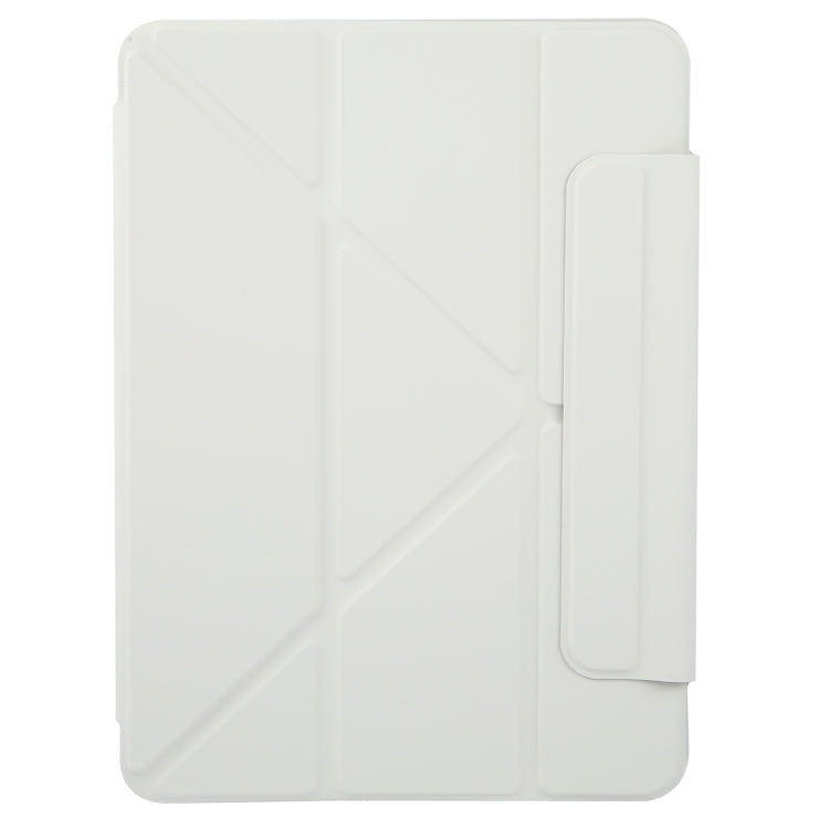 For iPad Air 2022 / 2020 10.9 Y-Shape Double-sided Clip Magnetic Smart Tablet Case(Light Grey) - iPad Air (2022) / (2020) 10.9 Cases by buy2fix | Online Shopping UK | buy2fix