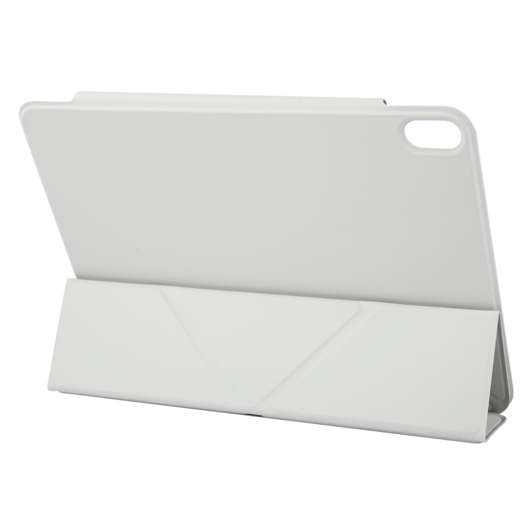 For iPad Air 2022 / 2020 10.9 Y-Shape Double-sided Clip Magnetic Smart Tablet Case(Light Grey) - iPad Air (2022) / (2020) 10.9 Cases by buy2fix | Online Shopping UK | buy2fix