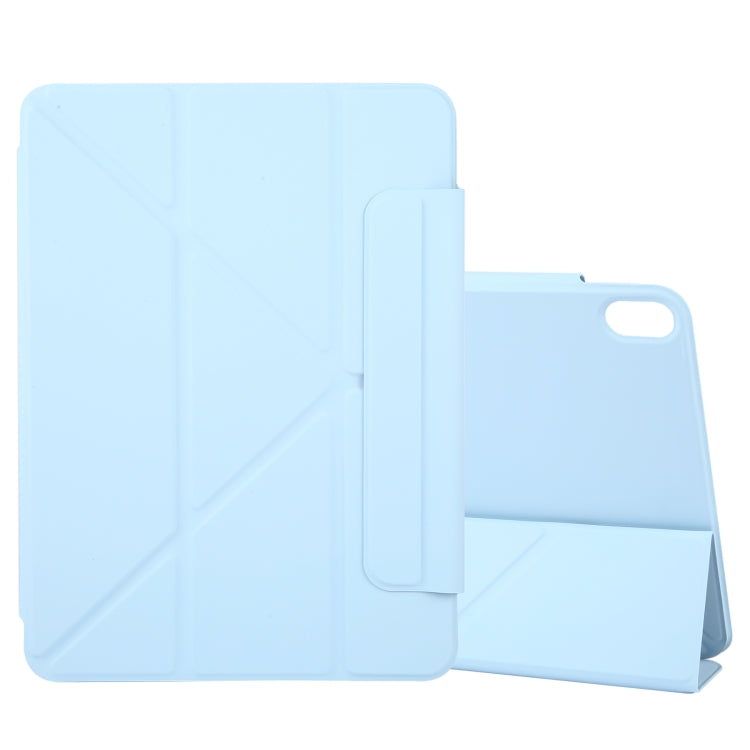 For iPad Air 2022 / 2020 10.9 Y-Shape Double-sided Clip Magnetic Smart Tablet Case(Blue) - iPad Air (2022) / (2020) 10.9 Cases by buy2fix | Online Shopping UK | buy2fix