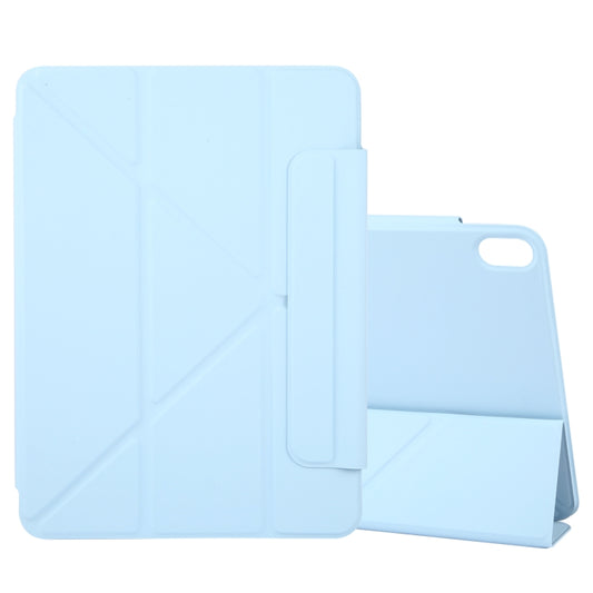 For iPad Air 2022 / 2020 10.9 Y-Shape Double-sided Clip Magnetic Smart Tablet Case(Blue) - iPad Air (2022) / (2020) 10.9 Cases by buy2fix | Online Shopping UK | buy2fix
