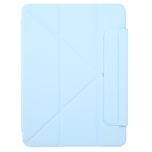 For iPad Air 2022 / 2020 10.9 Y-Shape Double-sided Clip Magnetic Smart Tablet Case(Blue) - iPad Air (2022) / (2020) 10.9 Cases by buy2fix | Online Shopping UK | buy2fix