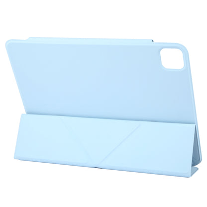 For iPad Pro 11 2022 / 2021 / 2020 Y-Shape Double-sided Clip Magnetic Smart Tablet Case(Blue) - iPad Pro 11 (2022/2021) Cases by buy2fix | Online Shopping UK | buy2fix