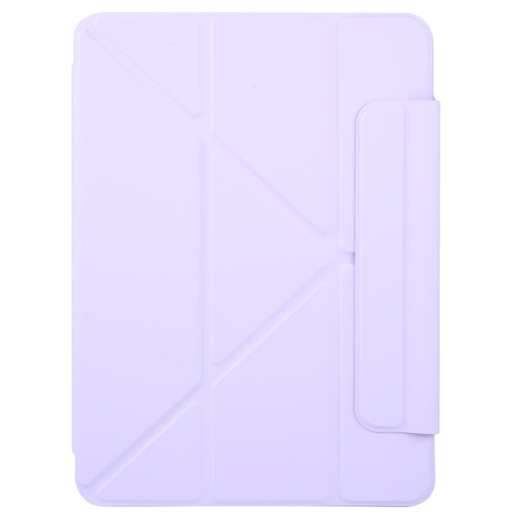 For iPad Pro 12.9 2022 / 2021 / 2020 Y-Shape Double-sided Clip Magnetic Smart Tablet Case(Purple) - iPad Pro 12.9 (2022/2021) Cases by buy2fix | Online Shopping UK | buy2fix