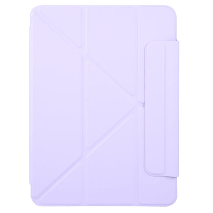 For iPad Pro 12.9 2022 / 2021 / 2020 Y-Shape Double-sided Clip Magnetic Smart Tablet Case(Purple) - iPad Pro 12.9 (2022/2021) Cases by buy2fix | Online Shopping UK | buy2fix