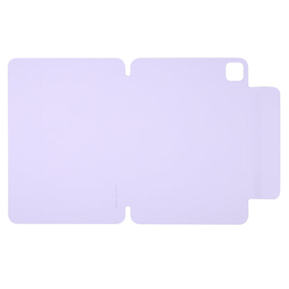 For iPad Pro 12.9 2022 / 2021 / 2020 Y-Shape Double-sided Clip Magnetic Smart Tablet Case(Purple) - iPad Pro 12.9 (2022/2021) Cases by buy2fix | Online Shopping UK | buy2fix