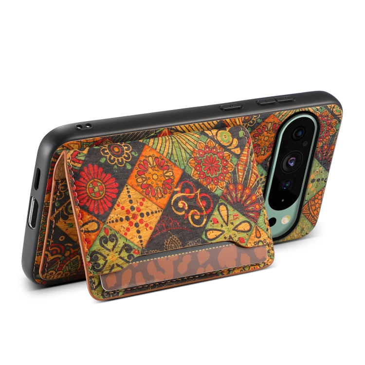 For Google Pixel 9 Card Slot Holder Phone Case(Autumn Yellow) by buy2fix