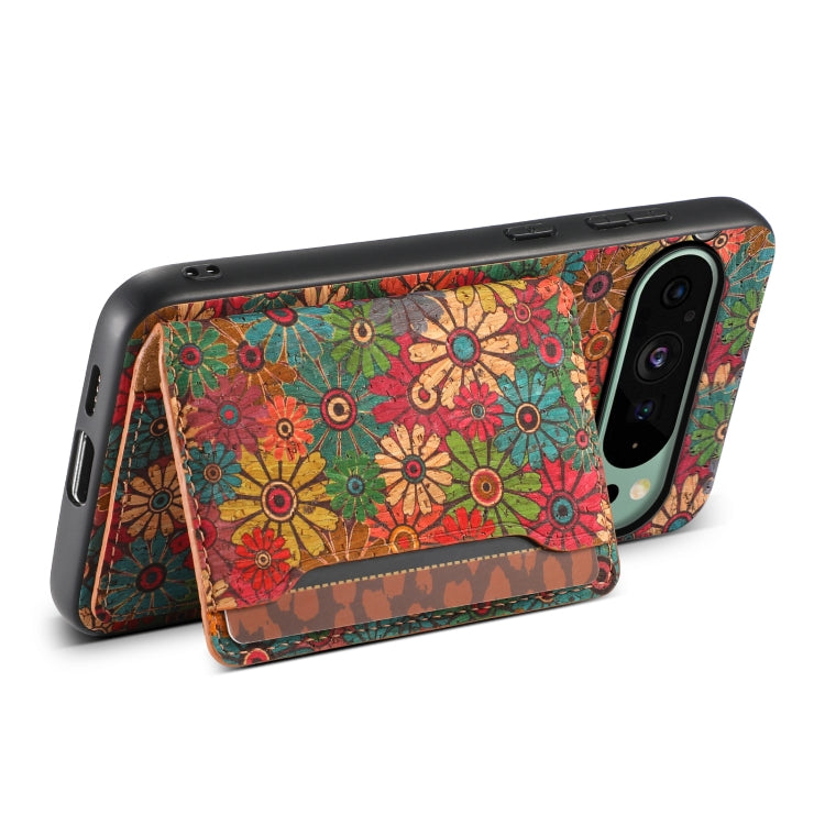 For Google Pixel 9 Card Slot Holder Phone Case(Spring Green) by buy2fix