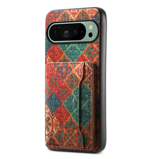 For Google Pixel 9 Card Slot Holder Phone Case(Winter Blue) by buy2fix