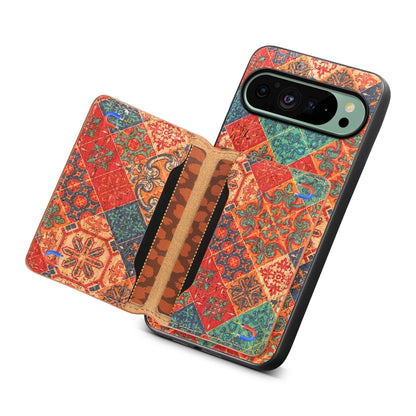 For Google Pixel 9 Card Slot Holder Phone Case(Winter Blue) by buy2fix