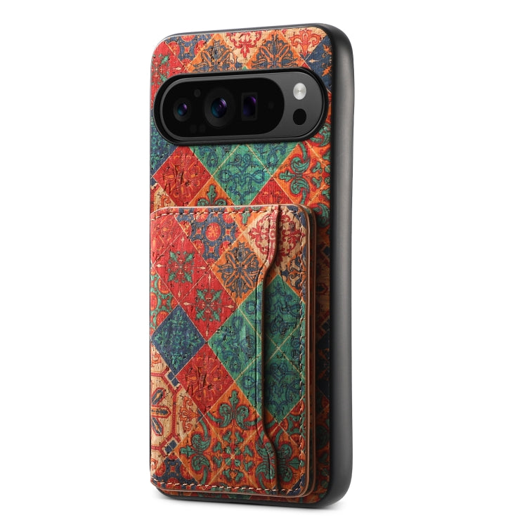 For Google Pixel 9 Pro Card Slot Holder Phone Case(Winter Blue) by buy2fix